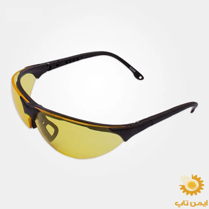 عینک ایمنی اپتیک مدل R200 -Y88 رنگ زرد